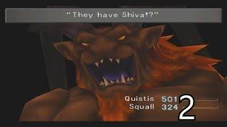 Final Fantasy VIII Walkthrough Part 2 - Fire Cavern & Ifrit Boss Battle HD