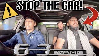 TERRORISING THE STREETS IN A BRUTAL C63 AMG!  **SHOOK CAM**