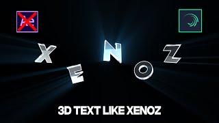 3D Text Pack - Alight motion (xml & link)