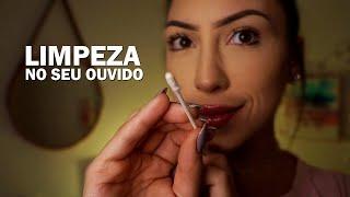 ASMR: LIMPEZA DE OUVIDO PARA QUEM PRECISA DORMIR