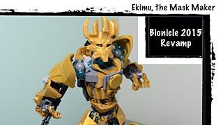 LEGO BIONICLE Ekimu the Mask Maker Revamp Custom How To Build