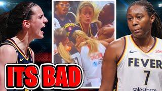 Indiana Fever Aliyah Boston BLASTED FOR NOT HELPING Caitlin Clark SOPHIE CUNNINGHAM PRAISED!
