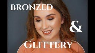 BRONZED AND GLITTERY CLIENT MAKEUP TUTORIAL