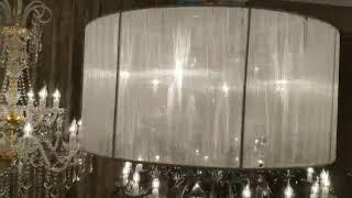 Nice drum shade crystal chandeliers