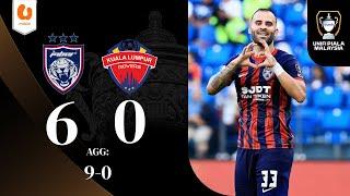 Johor Darul Ta'zim FC 6-0 KL Rovers FC | [ AGG:9-0 ] | Piala Malaysia 2024/25 | #UMOBILE #UFAMILY128