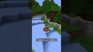 Bro put his suit on for this moment  | Minecraft ice boat drift 