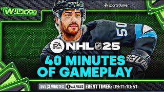 NHL 25: 40 Minutes of HUT Wildcard Gameplay