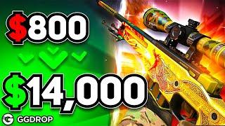 GGDROP I tried to get DRAGON LORE FROM $800!?! *did we make it? (GGDrop Promo Code 2024)