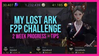 My F2P TWO WEEK PROGRESS! Tier 3, 41k gold, 30k crystals + TIPS!