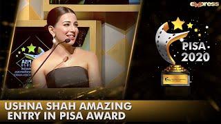 Ushna Shah Amazing Entry In PISA Award | PISA Award 2020 | Express Tv | I2O2O