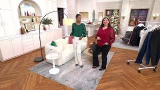 Belle by Kim Gravel TripleLuxe Dressy Trouser Jean on QVC