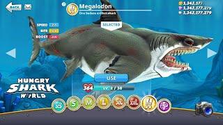 I GAME Hungry Shark World BUT ALL SHARKS HAVE THE ENEMY SKINS, THEY ARE TERRORIFIC!