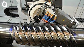 Incredible high precision automatic thread rolling cutting Machine. Amazing milling machine.