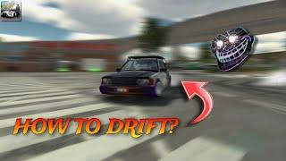 How to drift in car parking multiplayer?