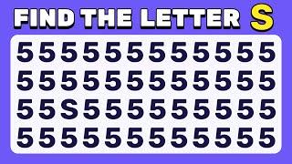 Find the ODD One Out - Numbers and Letters Edition  Easy, Medium, Hard - 30 levels