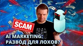 AI Marketing - промывка мозгов или честный проект? / Как наживаются на наивных и доверчивых людях