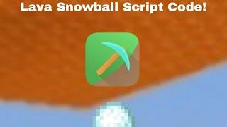 Minecraft Nbt Lava Snowball Script!