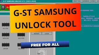 G-ST Samsung Unlock Tool 7.5 | No Need To Activation