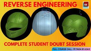 HINDI | 96. Complete CAD Doubt Session | Reverse Engineering NX Course Call +91 9654 81 6262