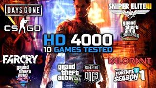 Intel HD Graphics 4000 In 2022 | 10 Games Tested