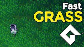 Fast GRASS Tutorial -- GameMaker Studio 2 (Vertex Buffers for Beginners)