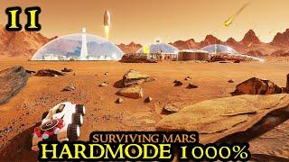 UNDER ATTACK in Surviving Mars HARDMODE 1000% Difficulty || HARDCORE Survival 11