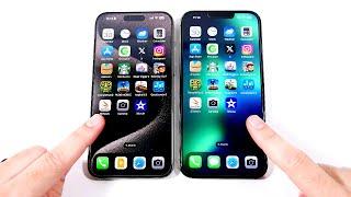 iPhone 15 Pro Max vs iPhone 13 Pro Max Speed Test