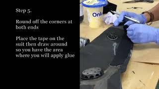 How to repair a seam leak on a membrane suit