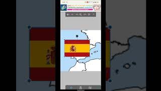 How to making flag map tutorial for IbisPaintX | #ibispaintx #map #mapping #flag #country #shorts