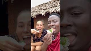 Ugali is made from  #bushlife #tanzania #masai #travel #africa #eastafrica #couples #mixedcouple