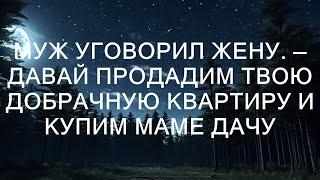 Как муж убедил жену продать квартиру ради дачи для свекрови