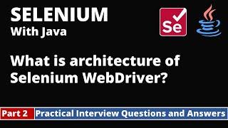 Part2-Selenium with Java Tutorial | Practical Interview Questions and Answers | SeleniumArchitecture