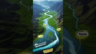 The Mighty Brahmaputra & Its 20+ Tributaries! ️ | Inventors Insight #facts #nature #travel