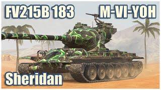 FV215b 183, M-VI-Yoh & Sheridan • WoT Blitz Gameplay