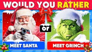 Would You Rather…? CHRISTMAS Edition  Daily Quiz