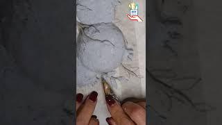Papier-mache panel - short video. See description for full video. [DIY] #short#shorts