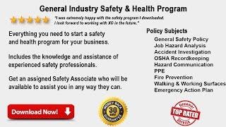 General Industry Safety and Health Program