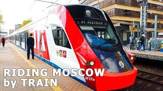 ⁴ᴷ⁶⁰ Riding Moscow by Train: MCD-2 - from Krasnogorsk City to Moscow