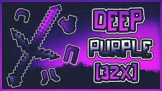 MINECRAFT PVP TEXTURE PACK - DEEP PURPLE 32X (FPS)