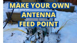 Make Your Own Ham Radio Antenna Feed Point