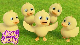  Five Little Ducks + More | Jolly Jolly Kids Songs  | Fun & Educational Nursery Rhymes