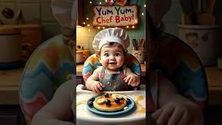 Baby does cooking | Animation | Dreampop  #youtubekids #kidsshorts #youtubeshorts #cute