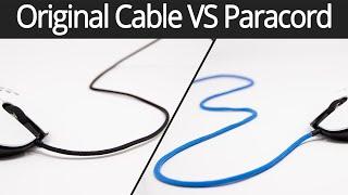 Final Mouse original cable VS Paracablemods Paracord