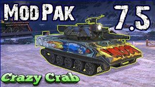 WoT Blitz // ModPak_7.5 by Crazy Crab // УСТАРЕЛ !