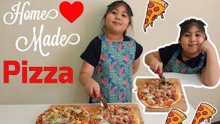 HOME MADE PIZZA WITH YARA & RANIA |YARSFAM TV