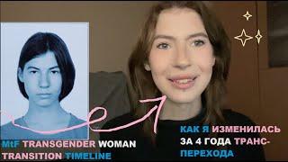 кАк Я поменялась во время МОЕГО ТРАНС-ПЕРЕХОДА // transgender transition timeline mtf