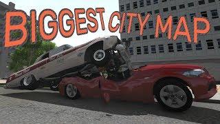 THE BIGGEST CITY IN BEAMNG.DRIVE? - LOS INJURUS