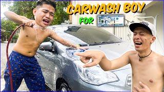 NAGING CARWASH BOY SI @VonOrdonaVlogs SA HALAGANG 1,000 PESOS!