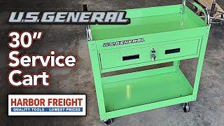 US General 30" Service Cart Assembly and Review - Harbor Freight Coupon