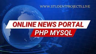 Online News Portal PHP MySQL script